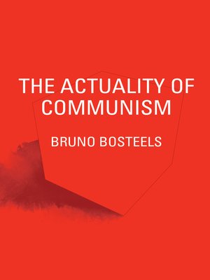 cover image of The Actuality of Communism